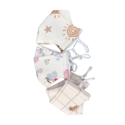 Khẩu trang muslin nhiều họa tiết cho các mẹ lựa chọn